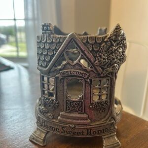 Charming Silver Home Sweet Home Accent
